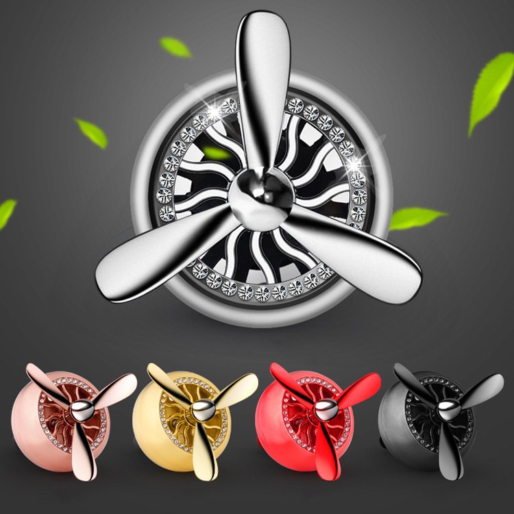 Air Force 3 Car Air Purifier Freshener Diffuser Vent Clip for Remove Smoke and Bad Odors