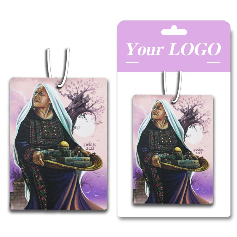 Factory Direct Sales Air Freshener Customized Paper Car Perfume Hanging Air Freshener for Car Air Freshener