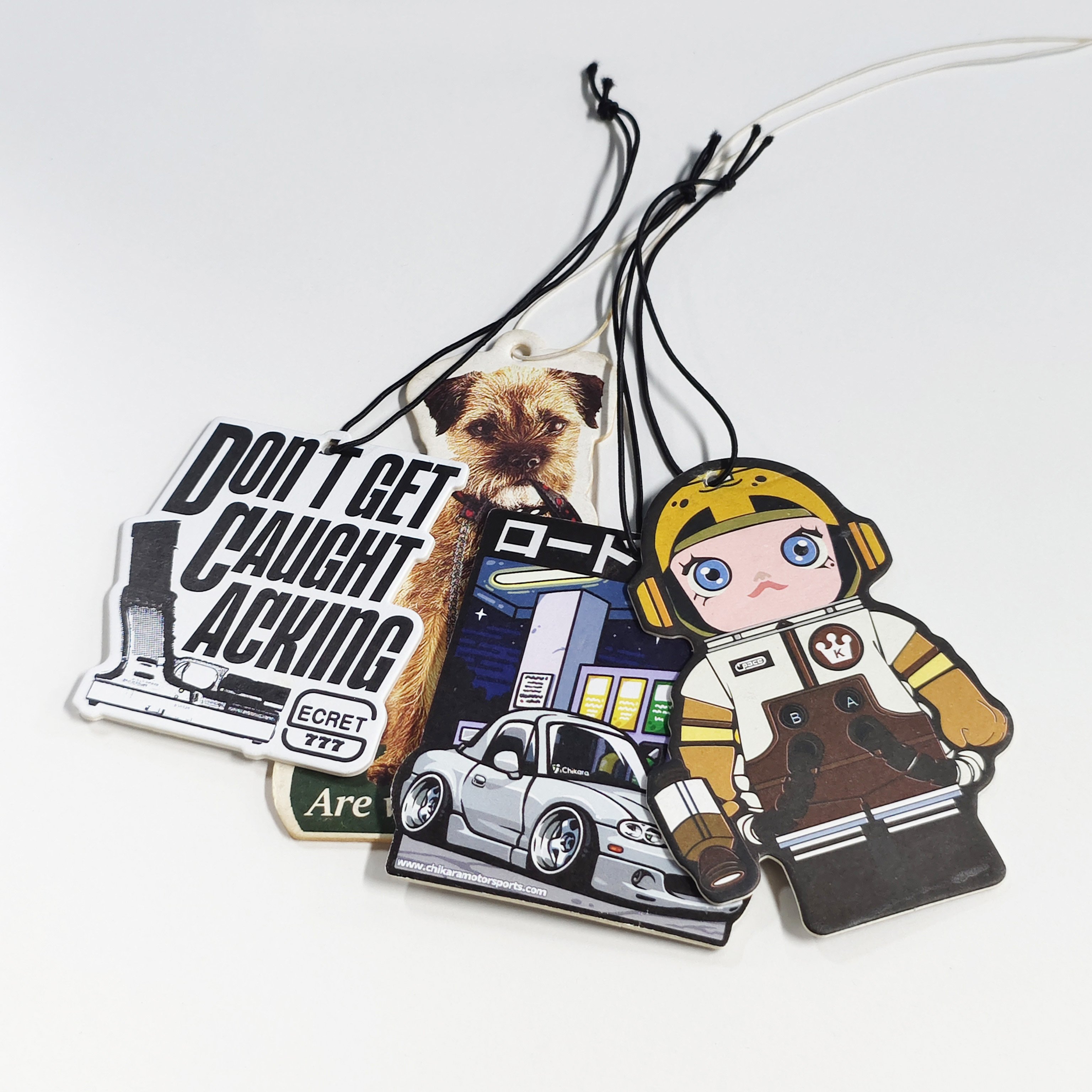 Boce Cotton Paper Customized Air Freshener with Lemon Fragrance Hanging Car Freshener Promotional Design
