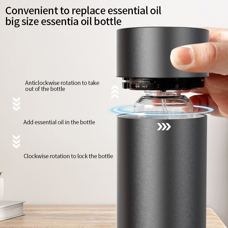 Super Quiet Hotel lobby Silver Electric Tuya Fragrance oil diffuser OEM Smart Scent Air Machine with wifi app control