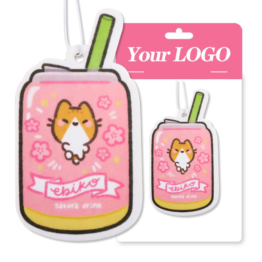 Custom Promotional Gifts Hanging Paper Car Air Freshener car refresh customized in bulk