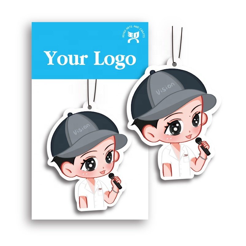 Hot Sale Custom Air Freshener Long Lasting Various Scents Printed Paper for In-Car Use