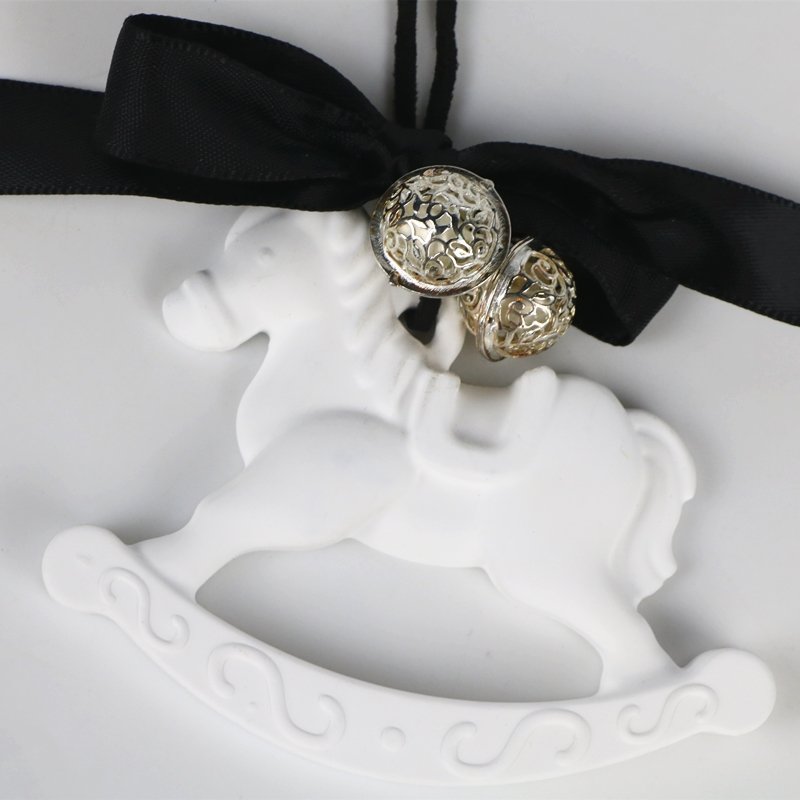 FinRu Stocked Ceramic Aromatherapy Plaster Porcelain Fragrance Essential Oil Diffuser Hanging Wardrobe Car Air Freshener