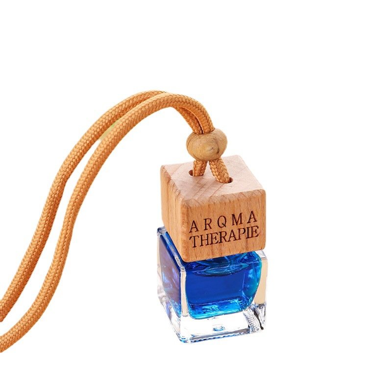 Custom Square Car Air Fresheners Hanging Liquid Car Air Fragrance Hanging Air Freshener