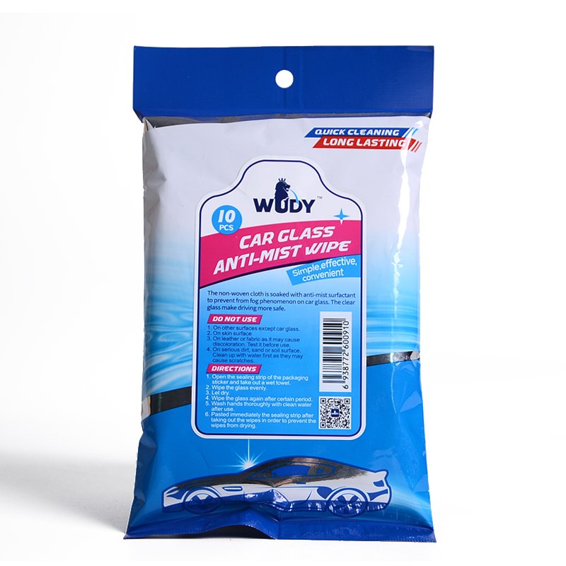 Anti-fog Wipe Premoistened Wipes Glass Clear For Car Glass