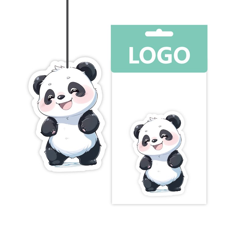 Car air freshener new scent cotton paper custom hanging style absorbing paper for air fresheners