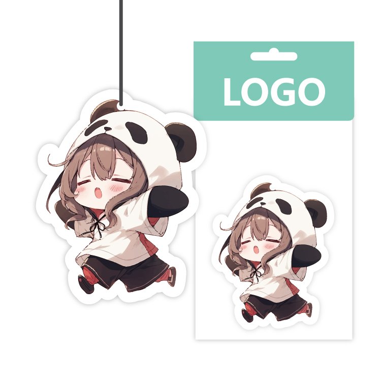 Car air freshener new scent cotton paper custom hanging style absorbing paper for air fresheners
