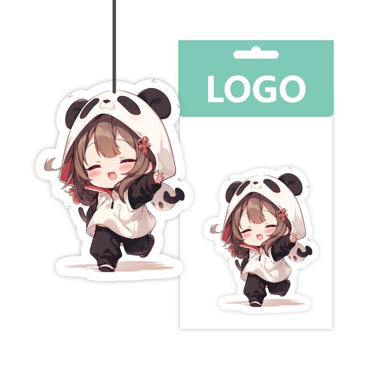 Car air freshener new scent cotton paper custom hanging style absorbing paper for air fresheners