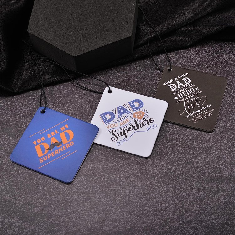 Customized Size Scent Perfume Hanging Paper Car Air Freshener Custom OEM Logo All Design Fragrance Origin Type Washroom Shape