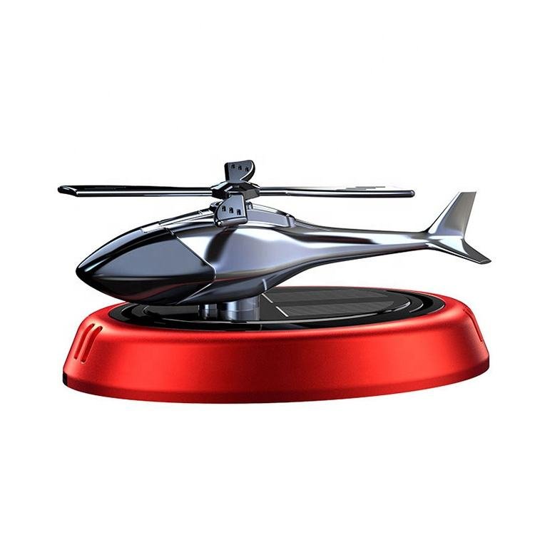 New Instrument Panel Placing Air Freshener Deluxe Solar Helicopter Fashion Accessories Car Freshener Aromatic Therapy