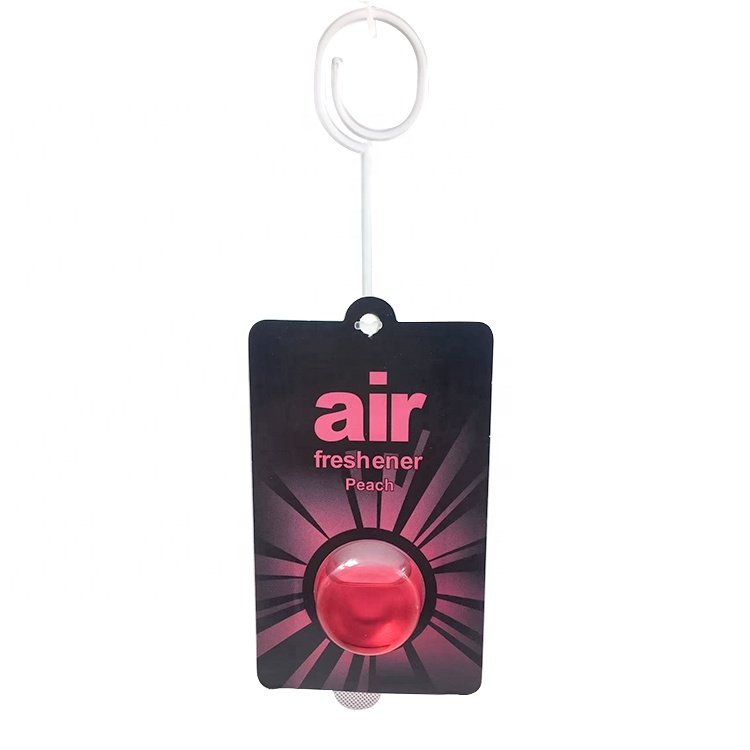 OEM different colors and fragrances for vehicle liquid breathable film air fresheners