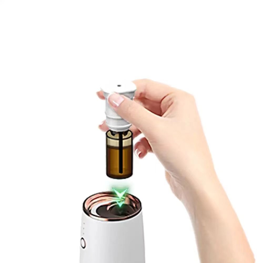 Mini USB Waterless Car Aroma Diffuser Electric Rechargeable Aroma Cordless Essential Oil Diffuser For Car