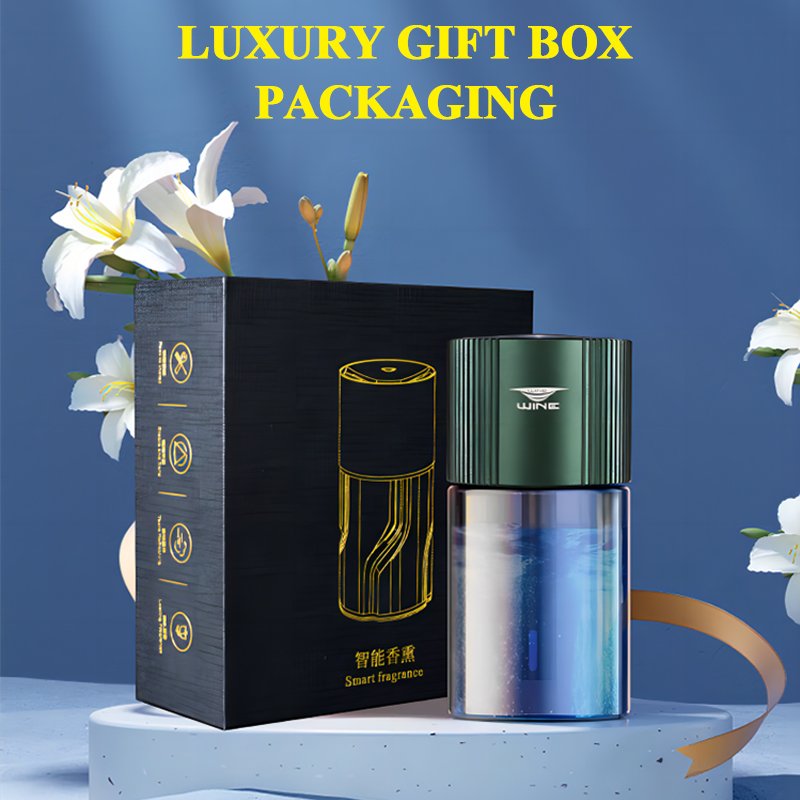 Custom logo Car Aromatherapy diffuser Essential oil Air freshener aroma diffuser Electric portable humidifier mist scent machine