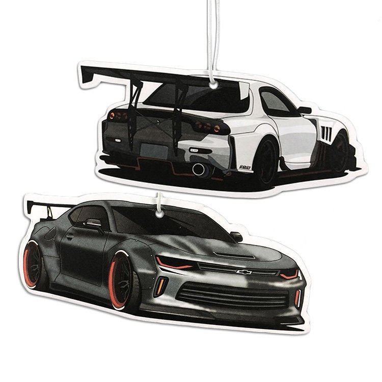 Luxury Cool Car Ventilation Air Freshener Various Fragrances Customized Sizes Cold Suspension Car Freshener Selection Made Paper