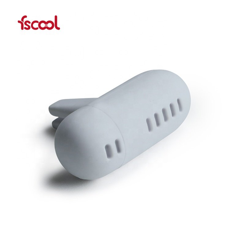 New Portable Mini Capsule Shape Eco-friendly Silicone Car Air Purifier Fresheners Customized Air Freshener