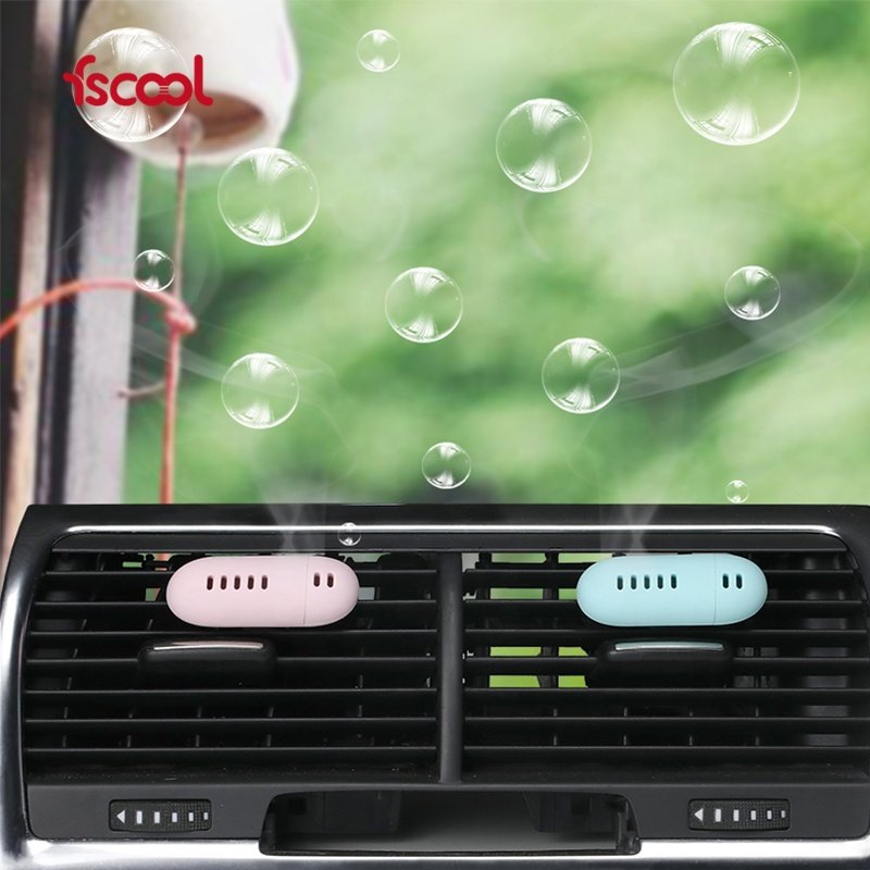 New Portable Mini Capsule Shape Eco-friendly Silicone Car Air Purifier Fresheners Customized Air Freshener