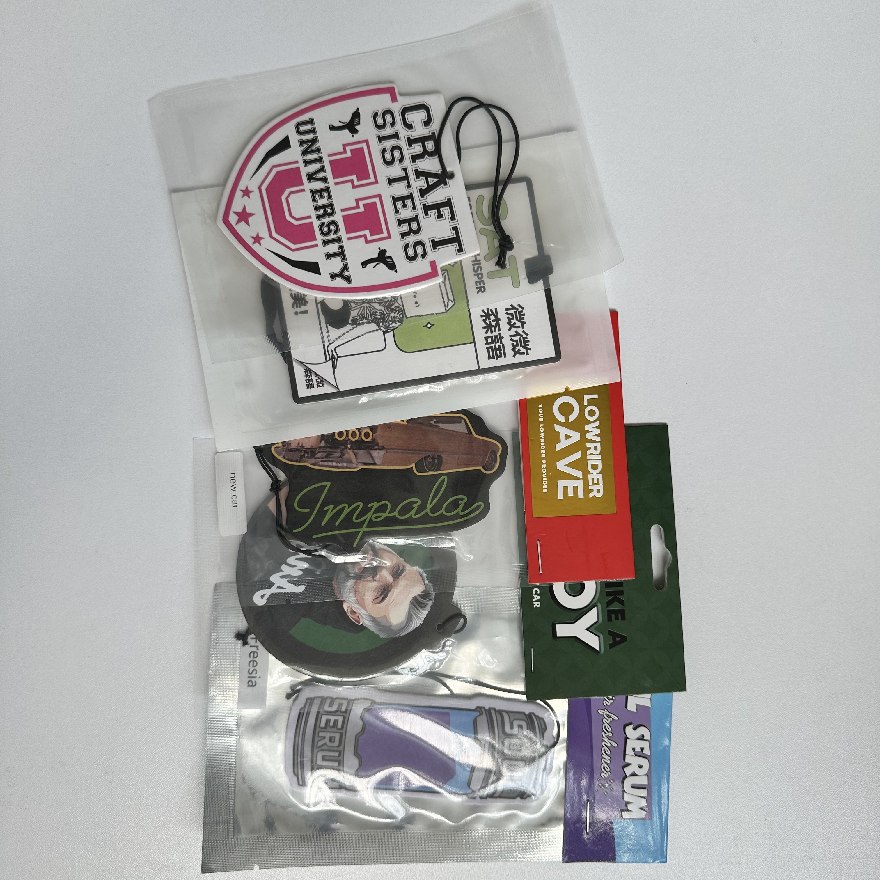 High Quality Custom Air Freshener Car Perfume Hanging Freshener Paper Trees Logo Black Scent Car Air Freshener