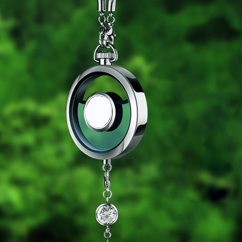 Aromatherapy car diffuser locket perfume necklace with car logo New Car Scent Air Freshener Hanging