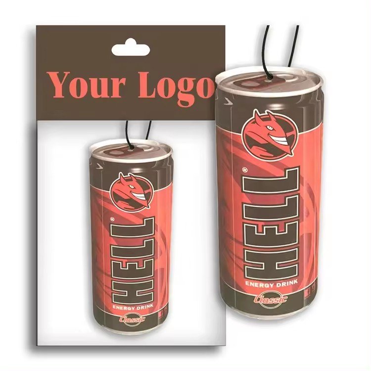 Personalized Custom Car scents Hanging Paper Air Freshener car toilet long lasting fragrance perfume