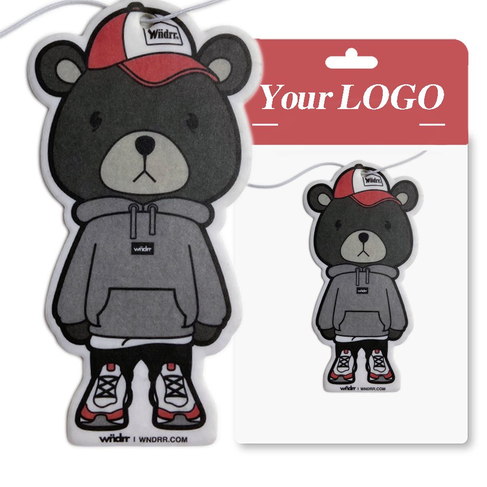 Custom Fashionable Sports Shoes Design Hanging Choice Bag Gifts Customize Paper Car Air Freshener Ambientador De Coche
