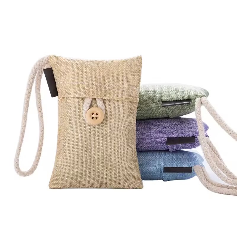 Custom Bamboo Charcoal Air Freshener Bags For Car House Home Use Activated Carbon Bag