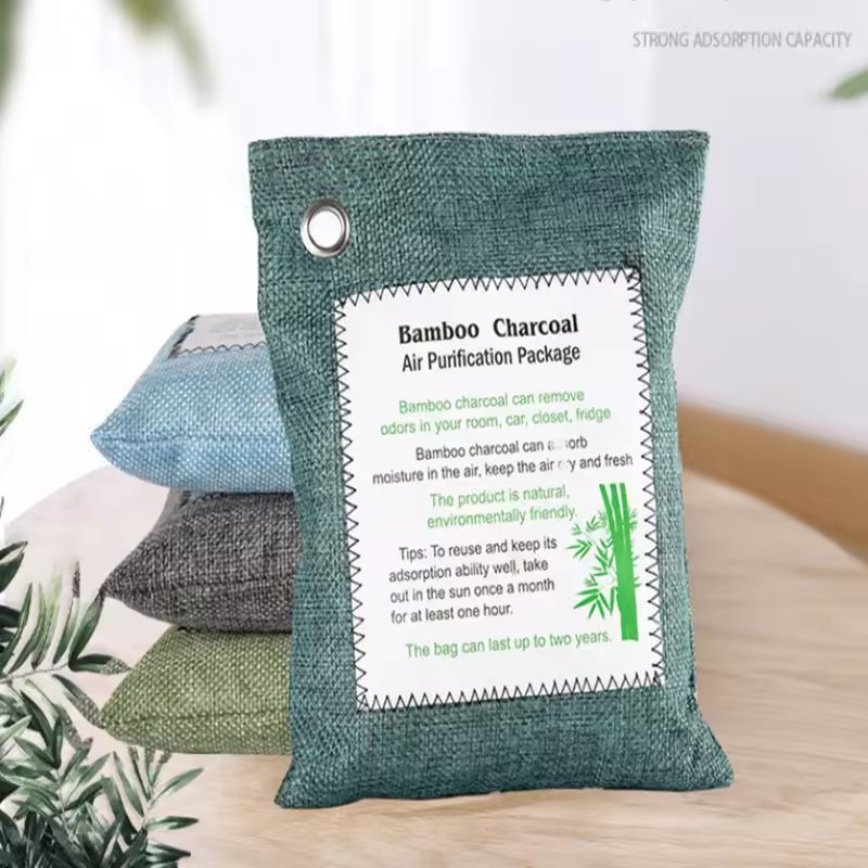 Custom Bamboo Charcoal Air Freshener Bags For Car House Home Use Activated Carbon Bag