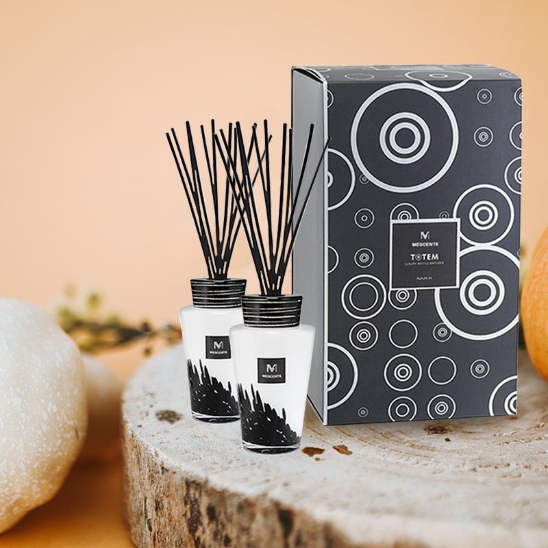 Mescente Luxury Private Label Mini Loris Ceramic Flower Home Fragrance Aroma Oil Reed Diffuser