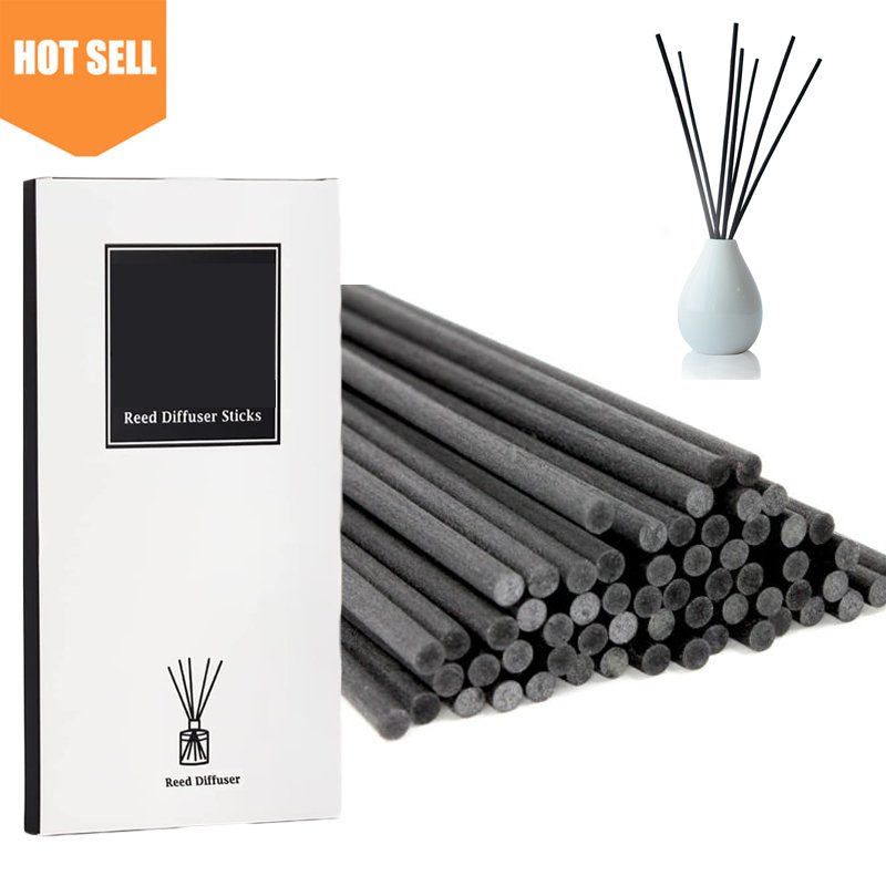 Home Air Freshener Aroma Essential Oil Black Fiber Fragrance Reed Diffuser Stick