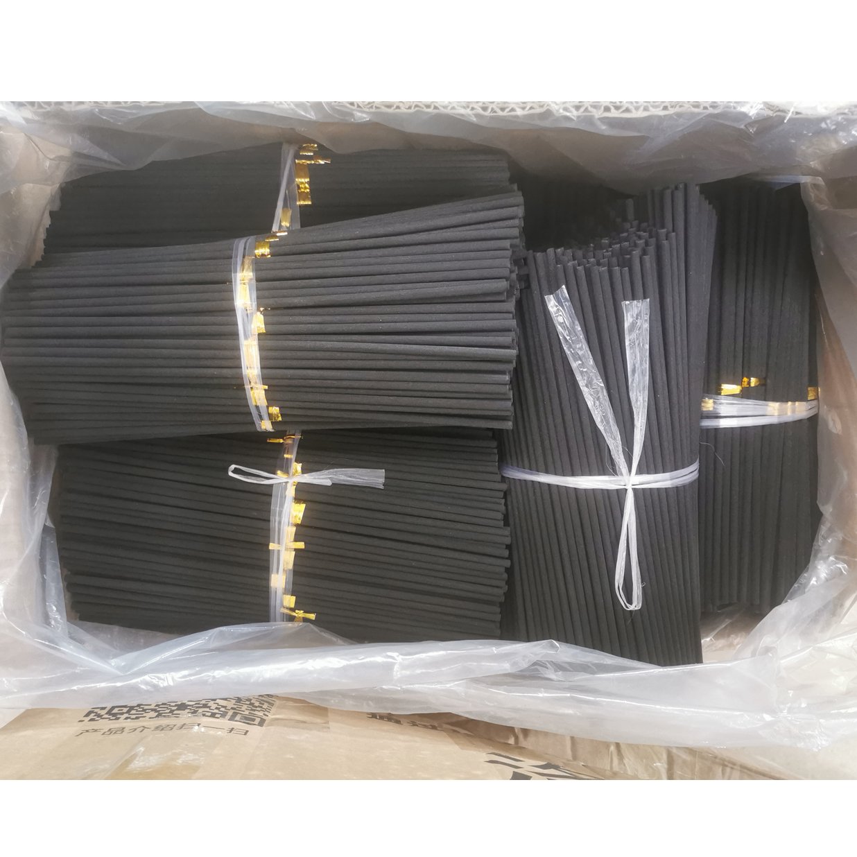 Home Air Freshener Aroma Essential Oil Black Fiber Fragrance Reed Diffuser Stick