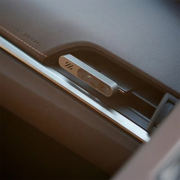 Simple Design Marble Pattern Odor Eliminator Smell Wood Air Outlet Perfume Clip Air Car Freshener Perfume For Auto
