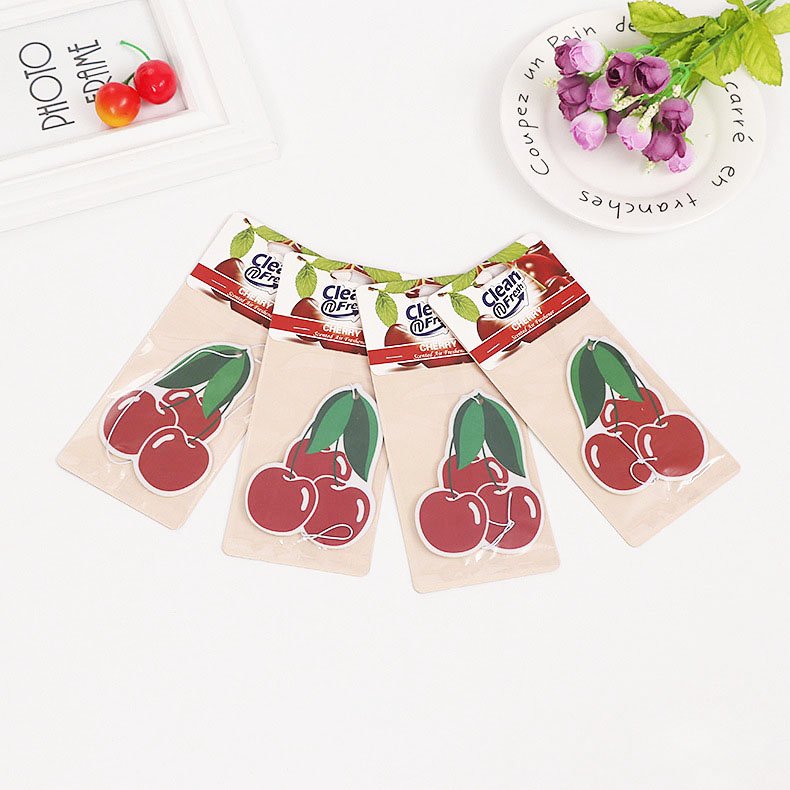 Customizable unique personalised logo car accessories air freshener paper with long card