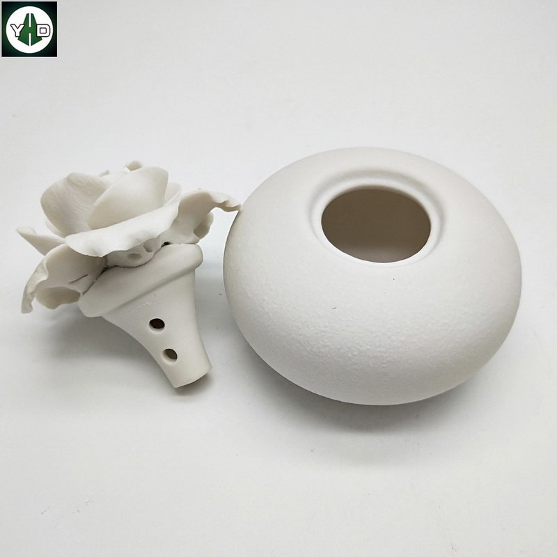 Car Wardrobe Air Freshener Scented Ceramic Aroma Porcelain Flower Fragrance Essential Oil Diffuser reed diffuser