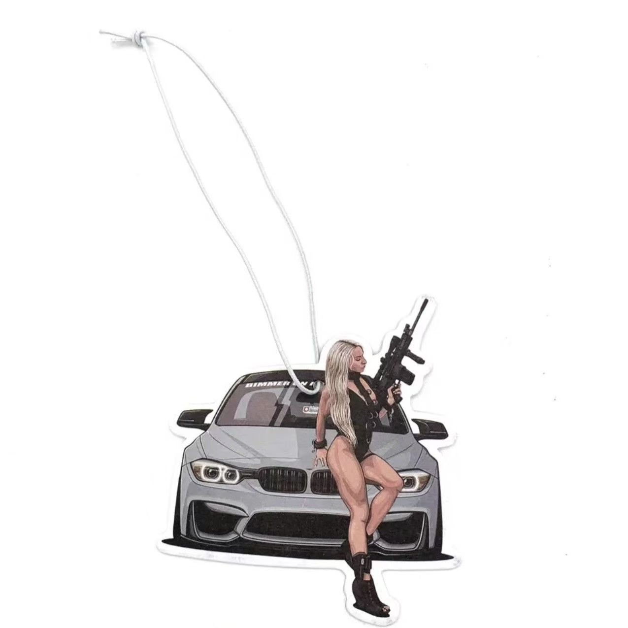 Suspension car air freshener custom logo 2 Yuan Beauty Sea Breeze fragrance car air freshener