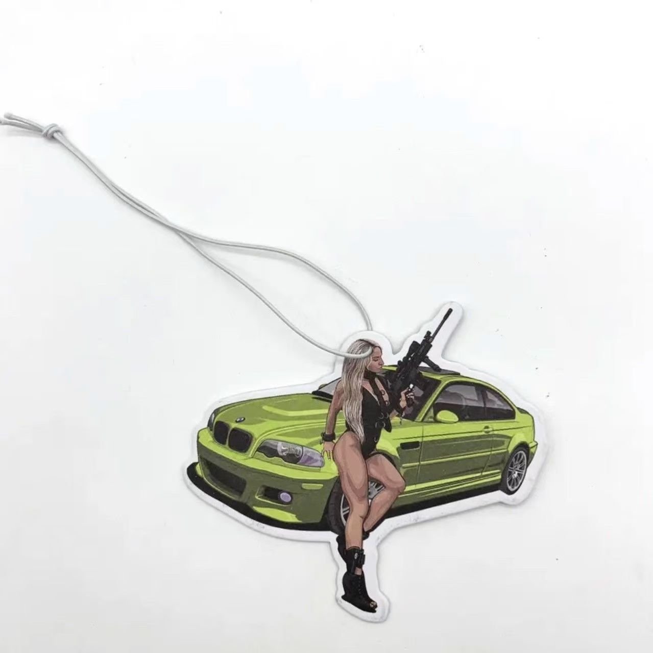 Suspension car air freshener custom logo 2 Yuan Beauty Sea Breeze fragrance car air freshener