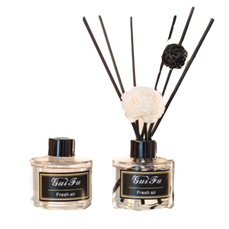 Home Freshener Aroma eco friendly diffuser sticks reed Luxury Glass Bottle Stick Reed Diffuser