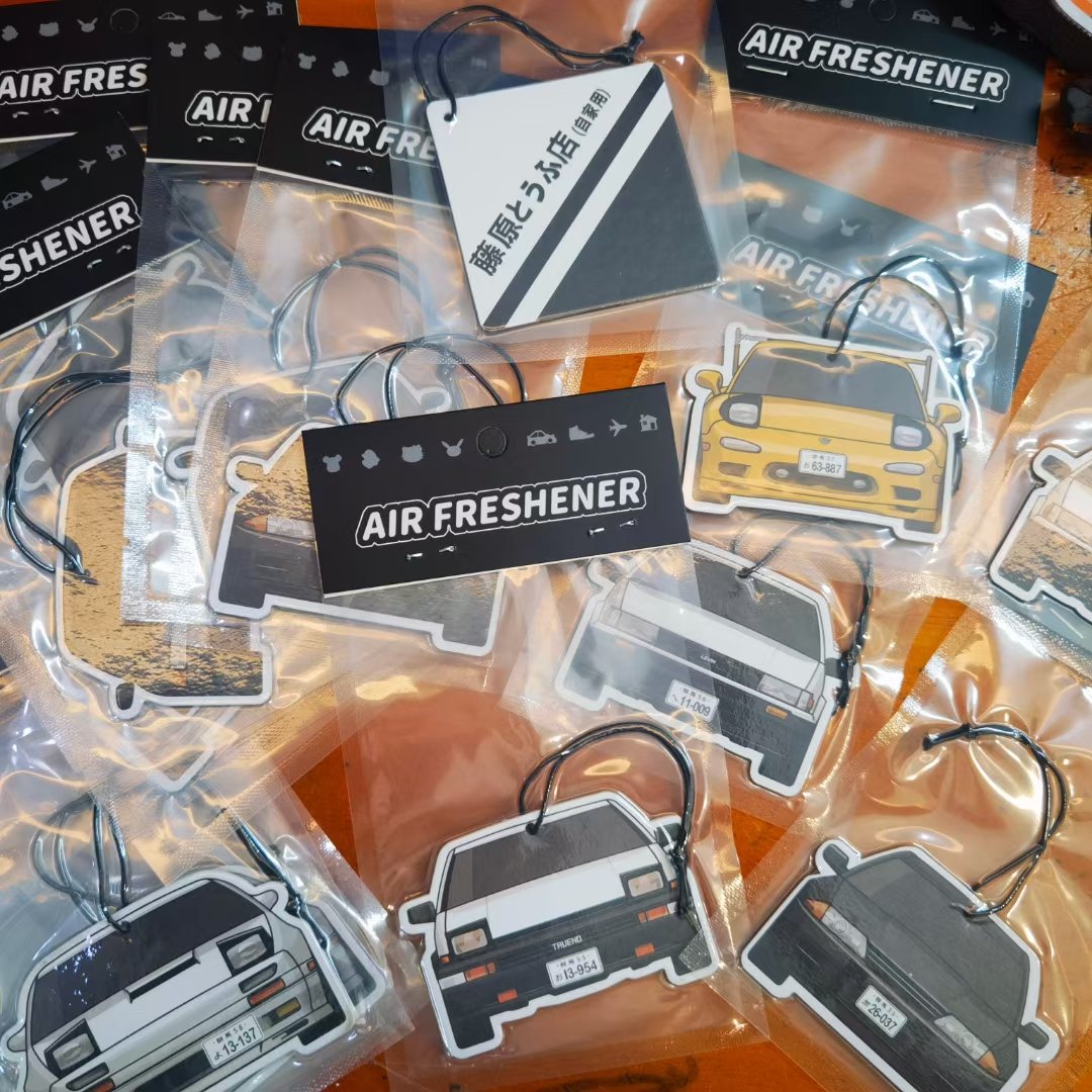 2024 custom logo new car home scents shape blank hang card type tag car air freshener tags