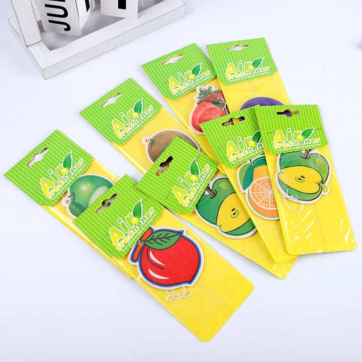 Wholesale Car Scent Airfreshner Deodorant Paper Card Luxury Car Perfume Hanging Car Air Freshener Diffusers