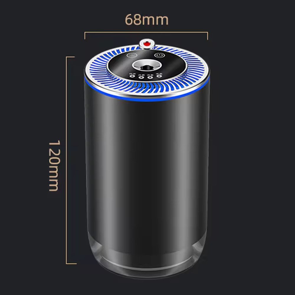 Custom Electric Car Air Purifier Auto Air Fragrance led light Diffuser Perfume Car Freshener Aromatherapy