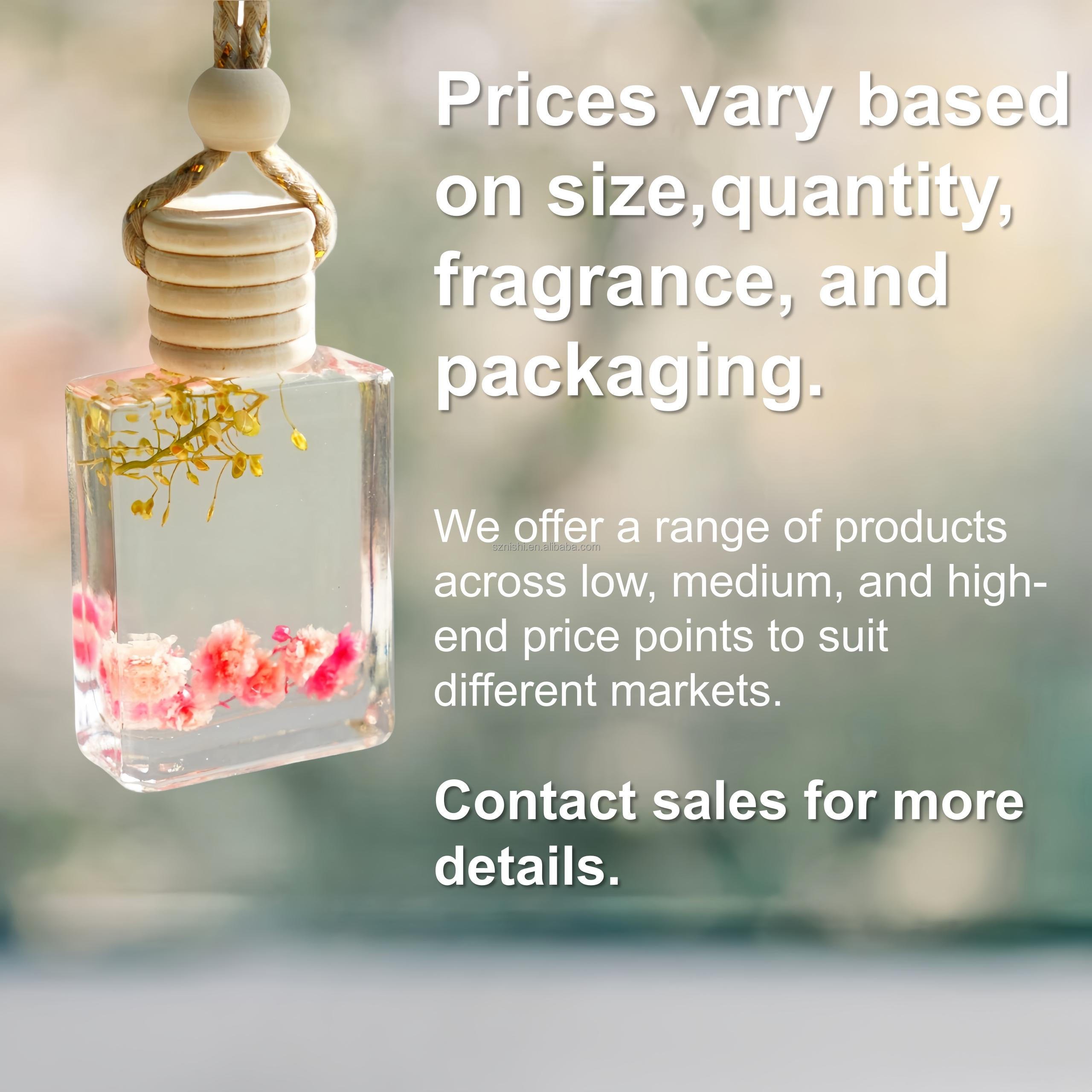 NSscent Hot sell fashion Luxury car perfume hanging safety package for liquid bottle aroma air freshener