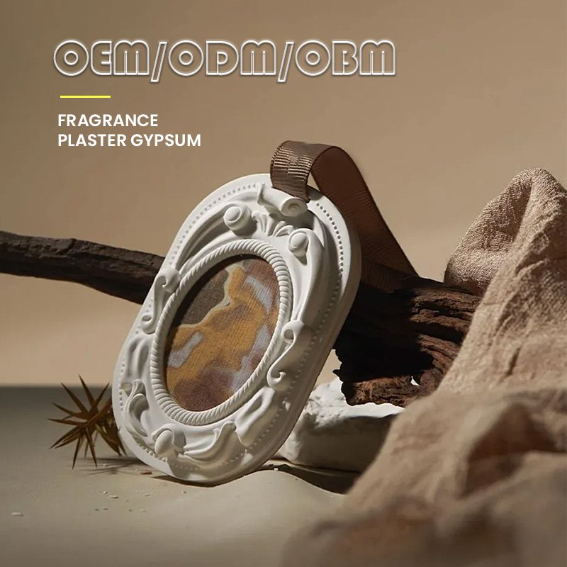 Air Freshener Car Home Luxury Plaster Diffuser Refresher Perfume Oem Hanging Gypsum Aromatherapy Tablet