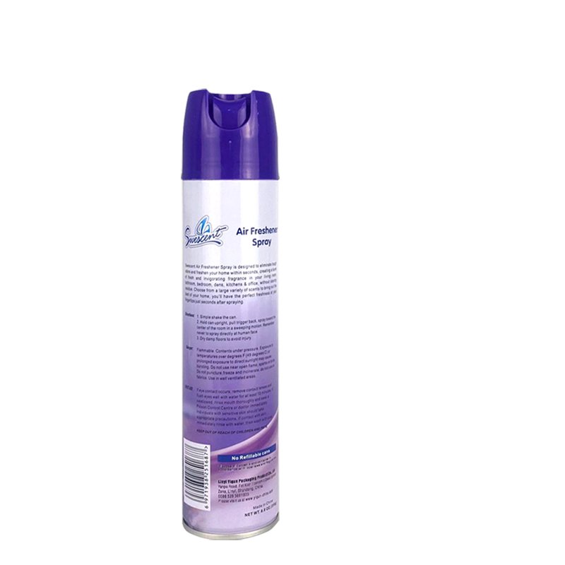 Perfume Vanilla Orange Condensed room aerosol spray and Aerosol Air Freshener Sprays