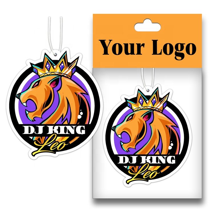 Fast Delivery Time Custom Air freshener Paper car