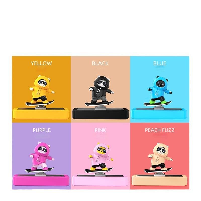Cartoon Auto Interior phone number parking card with logo Universal Car Accessories
