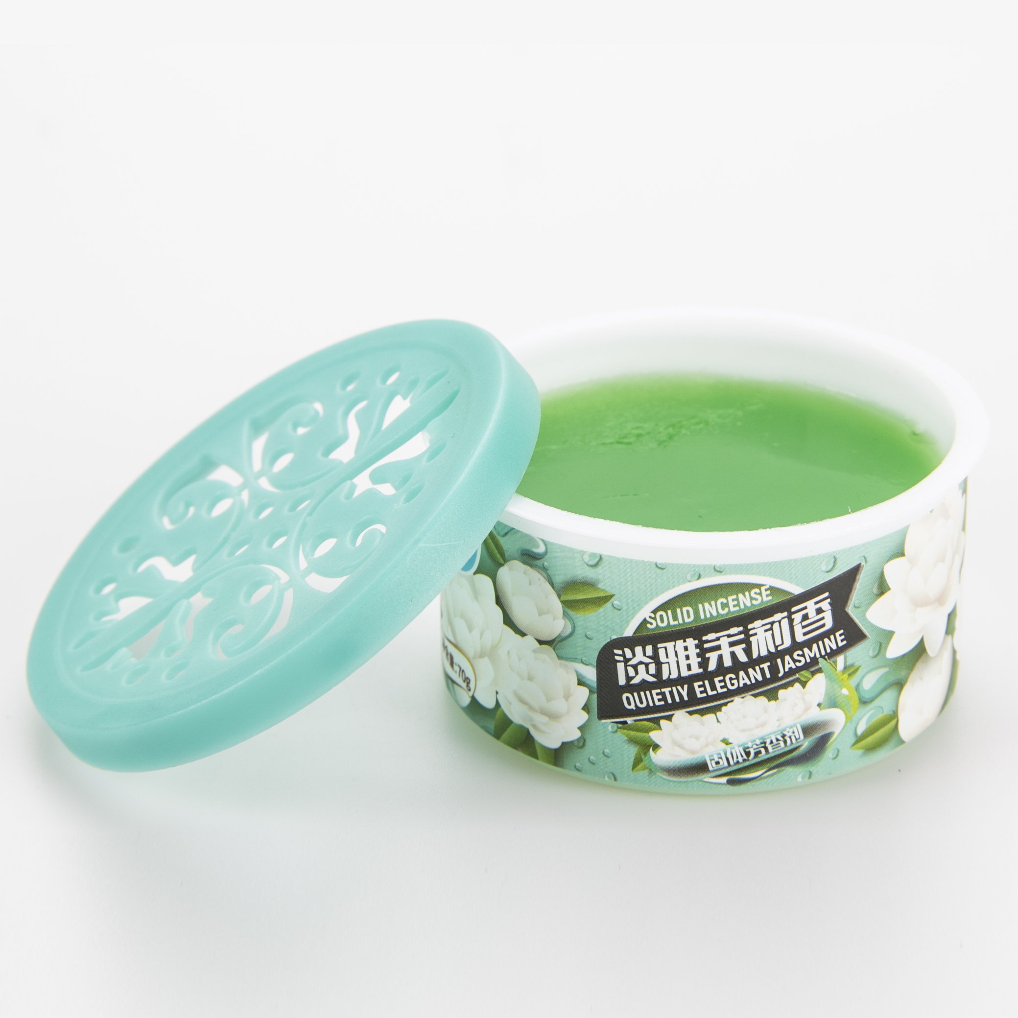 Factory Supply Custom Efficient odor eliminating gel car Perfume Solid Gel Car Air Freshener