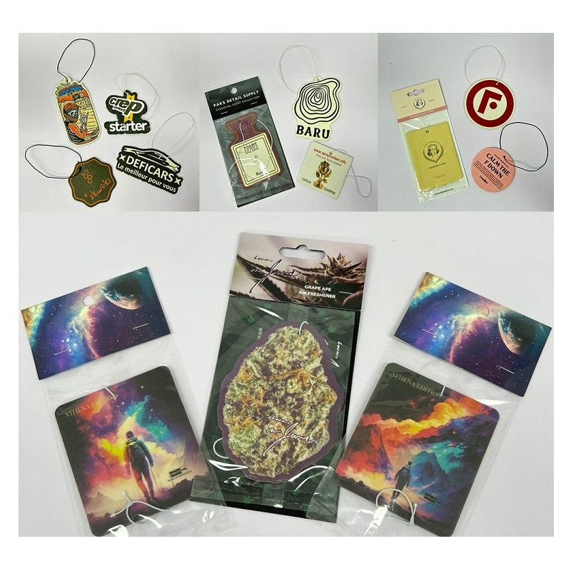 For Auto Air Freshener Paper Shape Paper Air Freshener Any Type Printed Car Paper Air Freshener