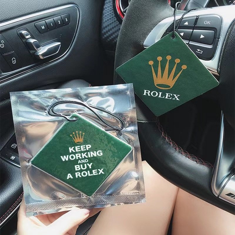 Custom Logo Refresh Paper Car Air Fragrance Air Freshener Hanging Paper Car air Freshener