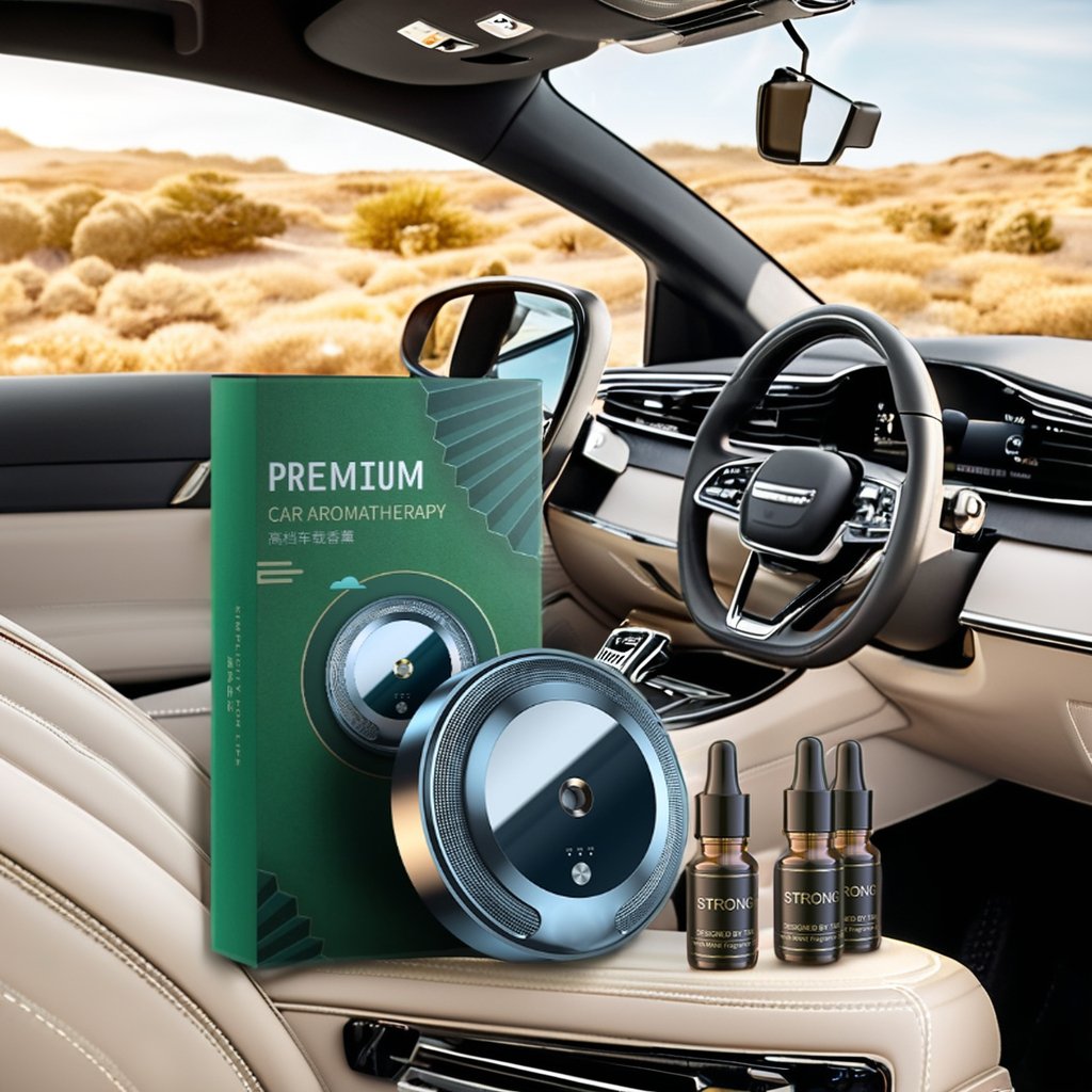 Modern Intelligent Car Air Purifier and Aromatherapy Instrument Contemporary Car Air Freshener