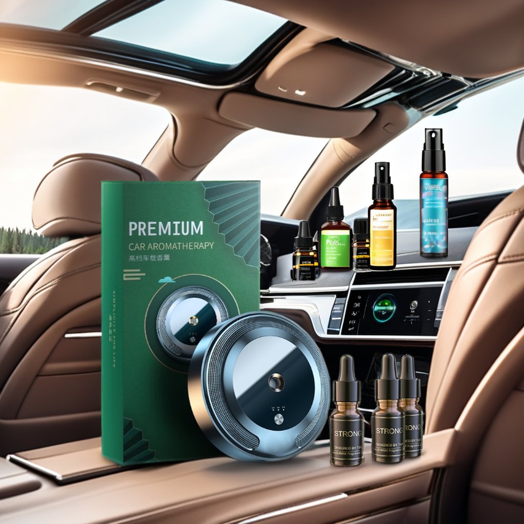 Modern Intelligent Car Air Purifier and Aromatherapy Instrument Contemporary Car Air Freshener