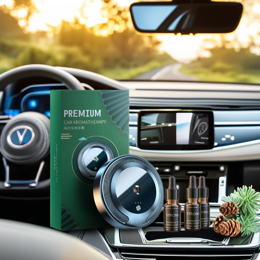 Modern Intelligent Car Air Purifier and Aromatherapy Instrument Contemporary Car Air Freshener