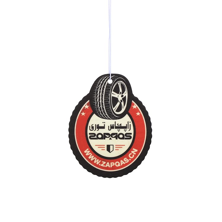 OEM Custom Air Freshener Car Odor Eliminator Luxury Style Paper Variety Apple Lemon Lily Jasmine Forest Colonge Ocean scents